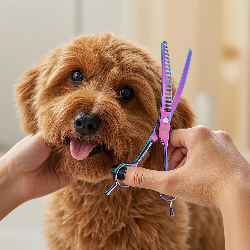 Dream Reach chunker shear for professional at-home grooming sessions.
