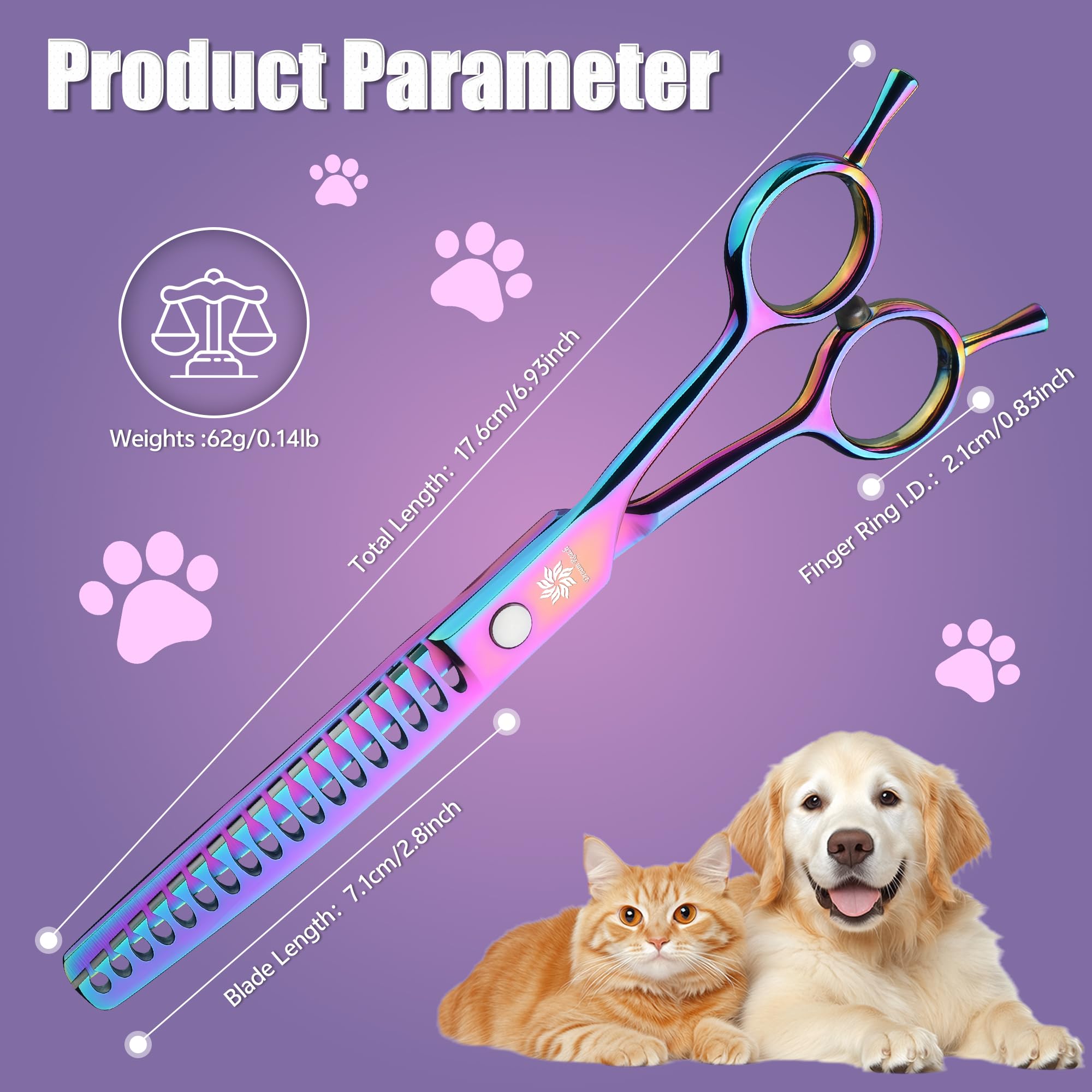 Dream Reach chunker shear 6.5-inch teeth arrangement for balanced thinning.