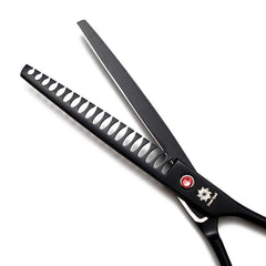 Dream Reach professional chunker scissors 7in curve for precise dog grooming.