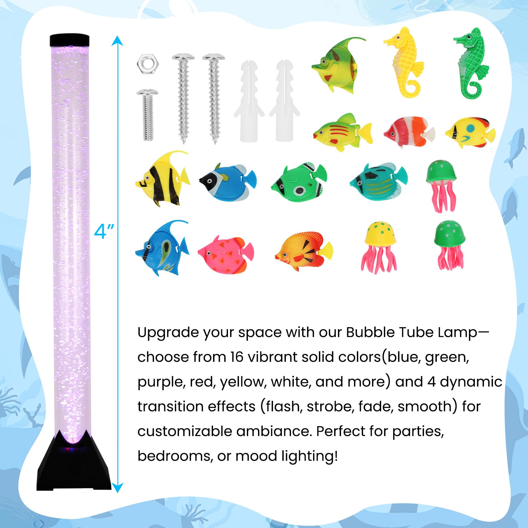 Dreamtrue bubble lamp demonstrating educational function and sensory engagement in a learning space.