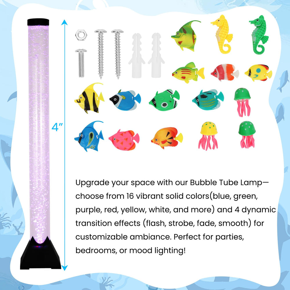 Dreamtrue bubble lamp demonstrating educational function and sensory engagement in a learning space.