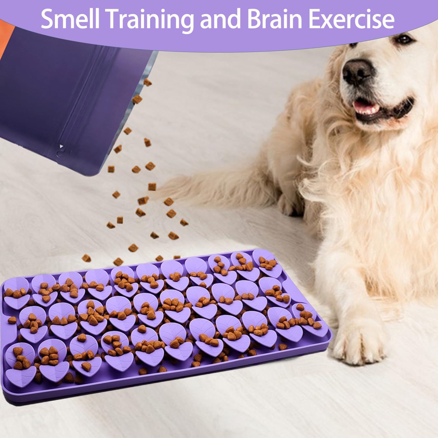 Drescu easy-clean snuffle mat is dishwasher-safe for quick cleanup.