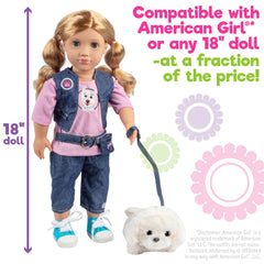 Dress Along Dolly dog walker outfit pants provide a comfortable fit for long play sessions.