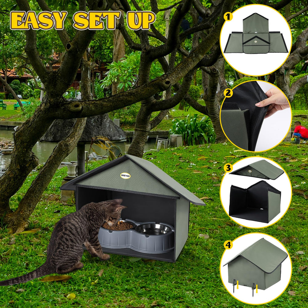 Dreyoo collapsible design makes setup quick and portable