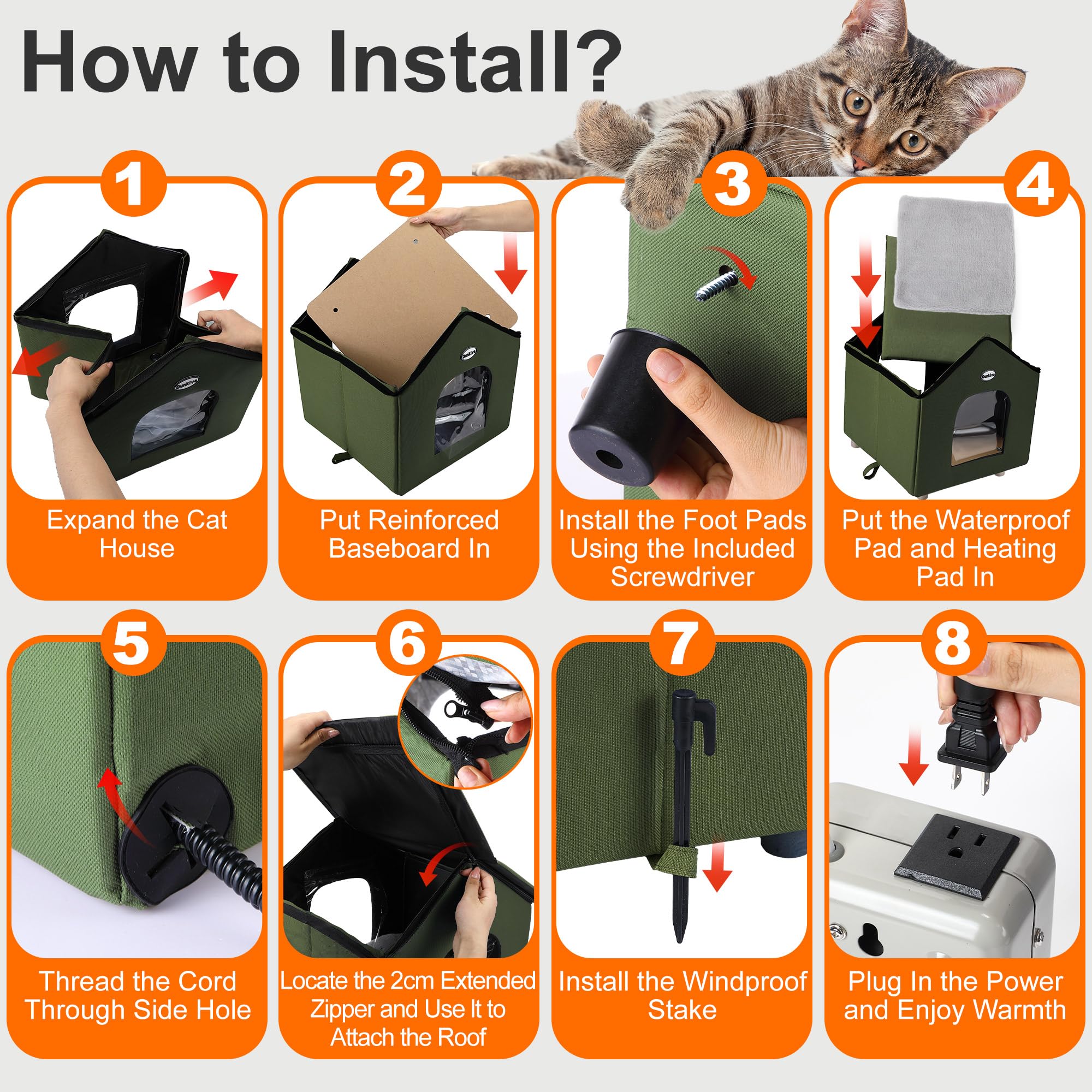 Dreyoo elevated base keeps paws dry and away from moisture