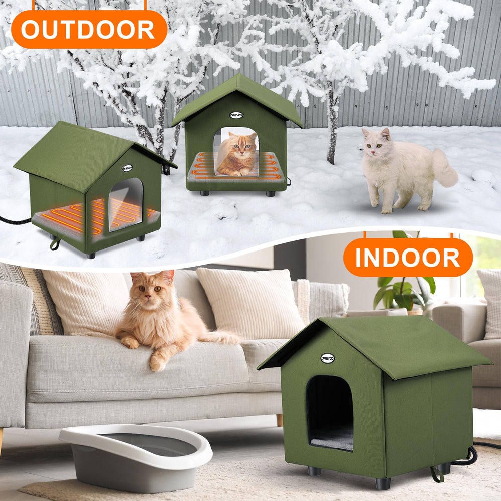 Dreyoo includes ground plugs for stable placement on uneven ground