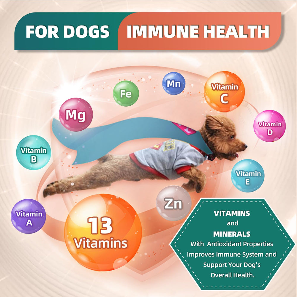 DRFOSTER dog multivitamin calcium lactate boost for healthy bone density