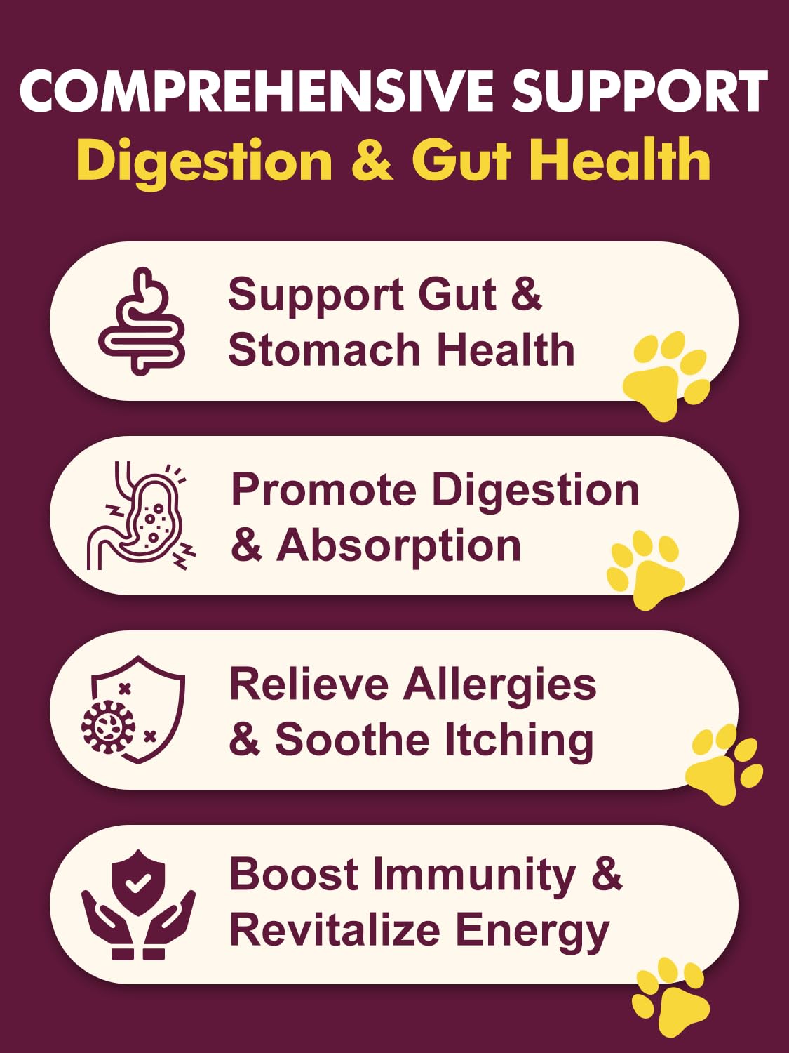 DRFOSTER dog probiotics chews taste appealing and support easy daily gut health.