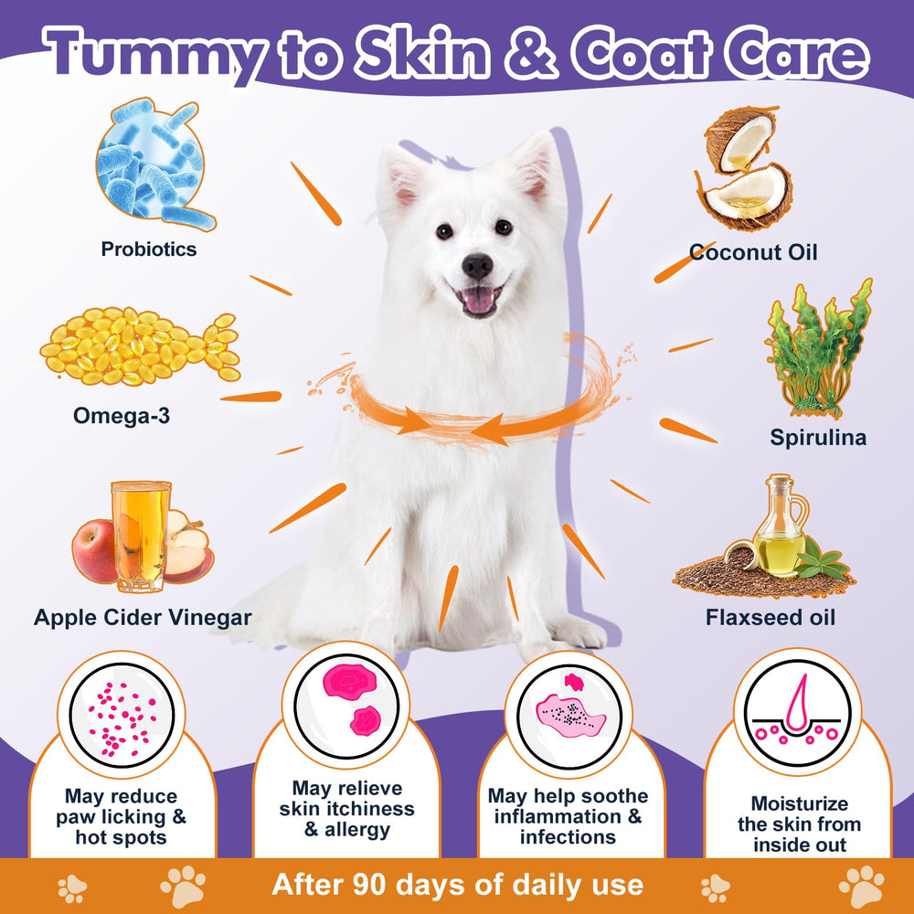 DRFOSTER Probiotics for Dogs helps with occasional itch relief