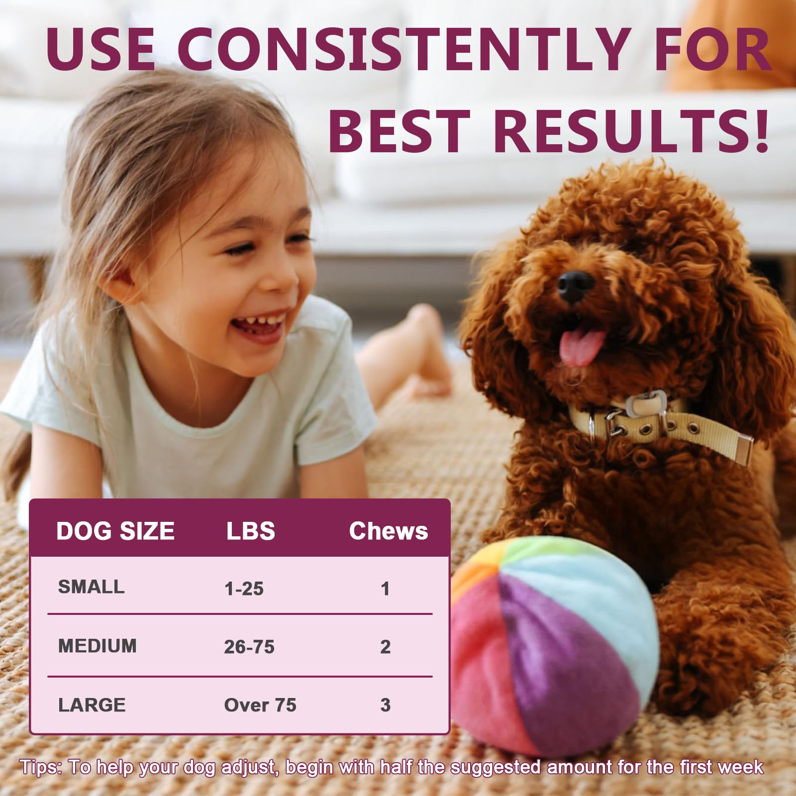 DRFOSTER probiotic chews vacuum-packaged to preserve active ingredients.