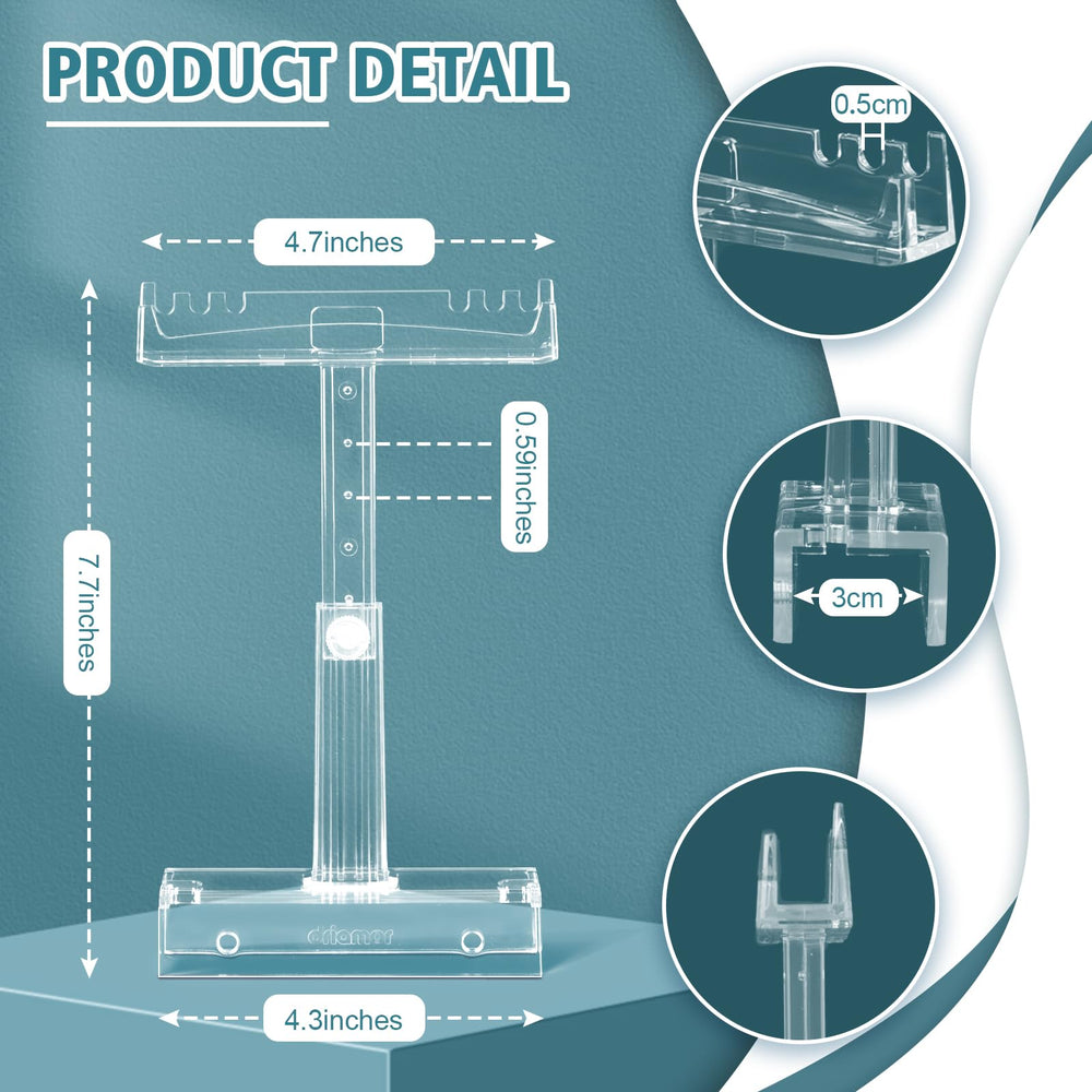 Driamor extendable bracket ensures precise height for accurate lighting.