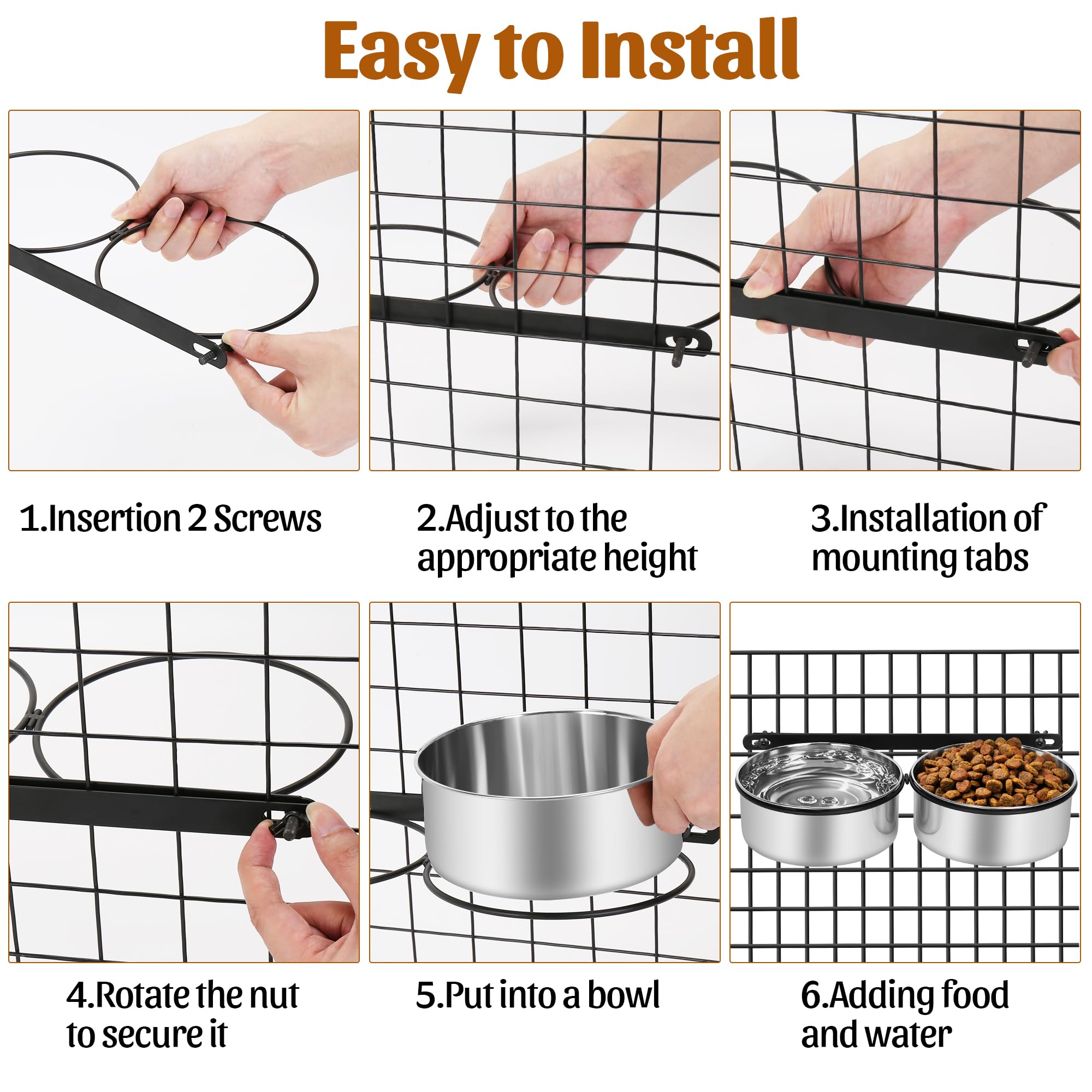 DricRoda 40oz bowls fit dogs and cats for meals