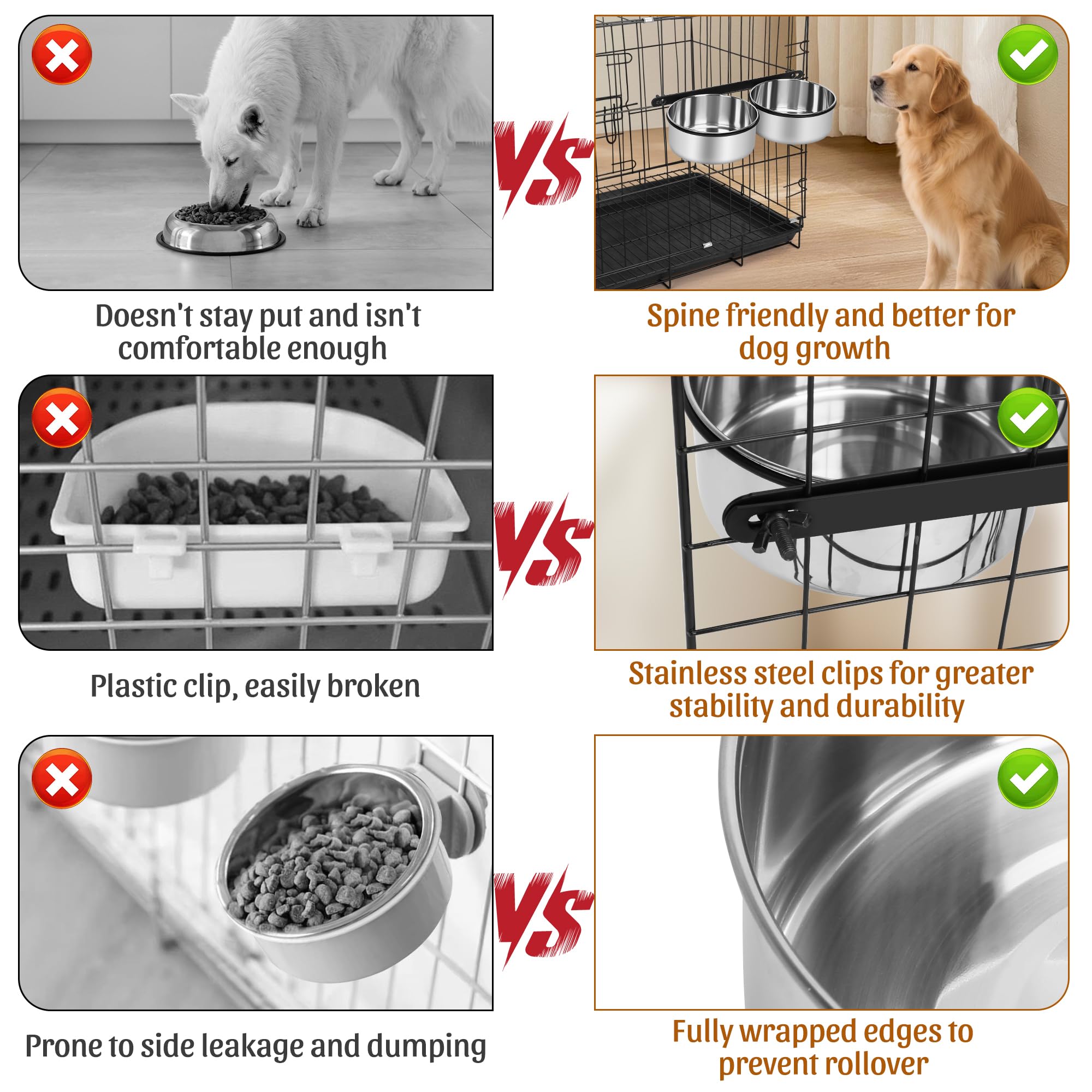 DricRoda adjustable-height feeding supports growing pets