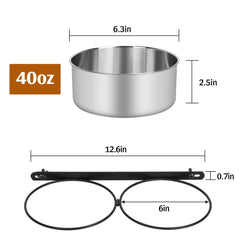 DricRoda dishwasher-safe stainless steel bowls for easy cleaning