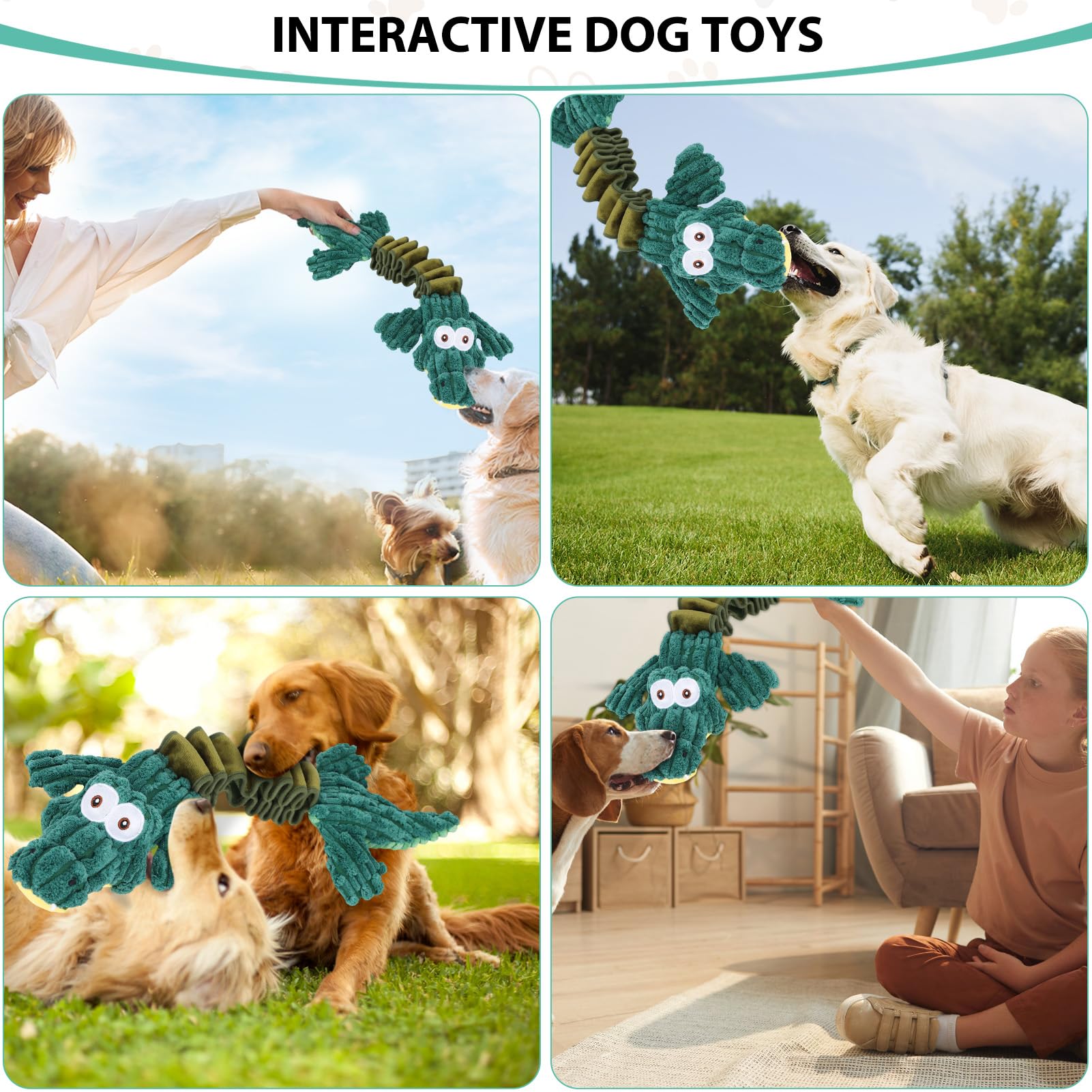 Drmstow dog toy encouraging healthy chewing and dental play for dogs.