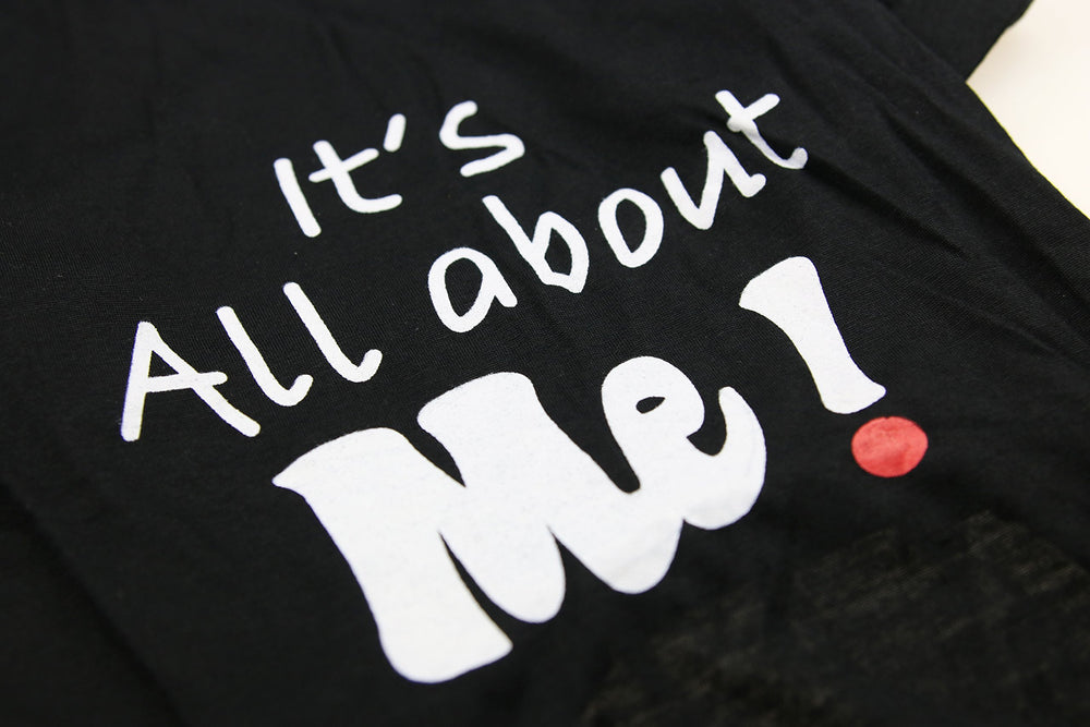 DroolingDog XXXL dog tee black close-up showing soft interlock fabric for cozy wear