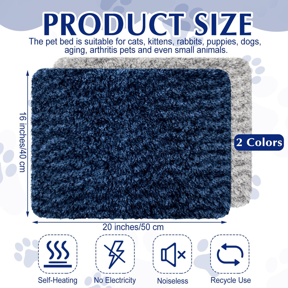 Drydiet 4-pack cat pads in gray and navy for versatile placement