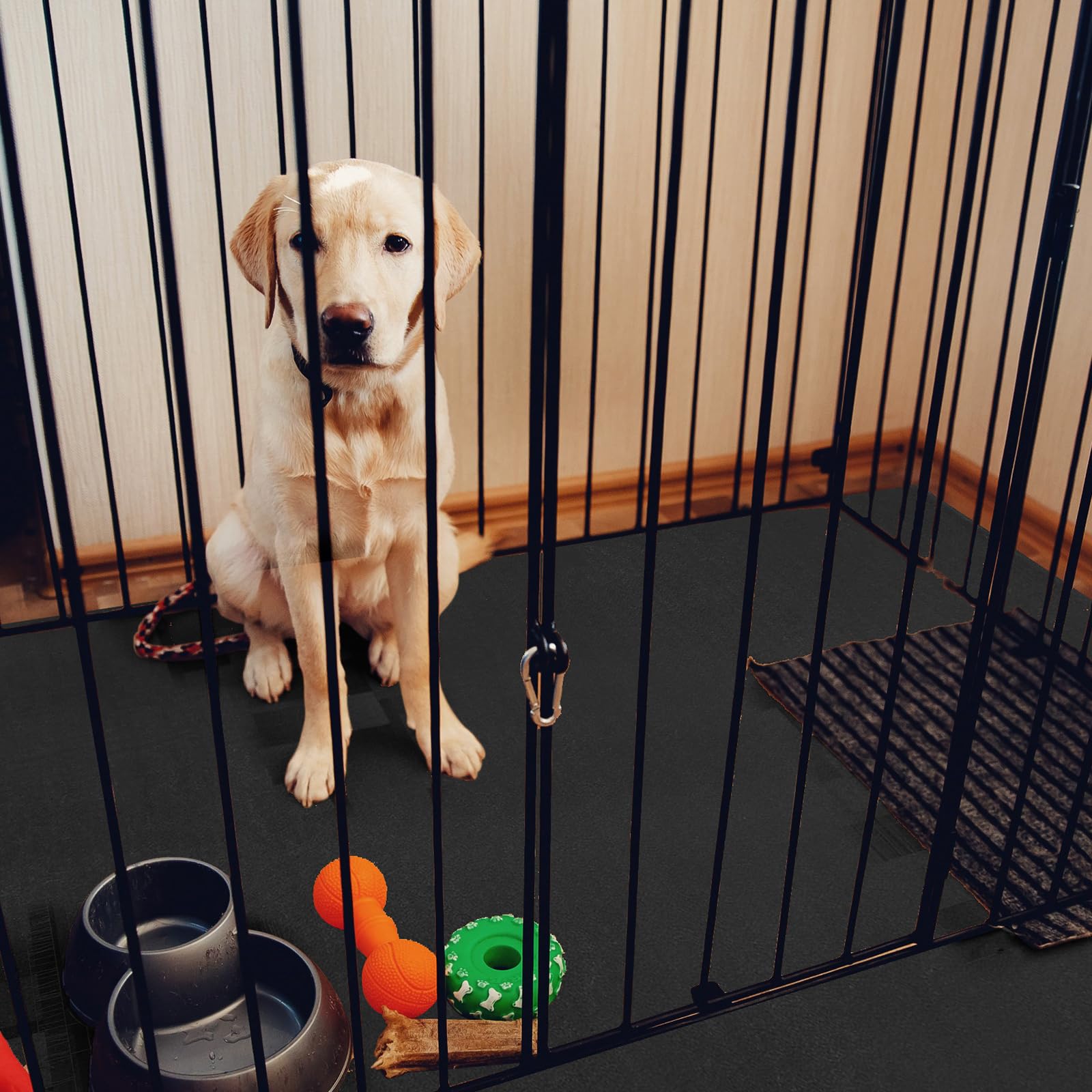 Drydiet PVC Pet Crate Floor Protector reusable mat offers easy cleaning after accidents
