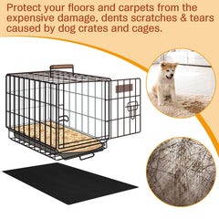 Drydiet PVC Pet Crate Floor Protector non-slip bottom keeps pets stable on any surface