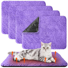 Drydiet self-warming cat pad 4pack packshot shows cozy warmth without electricity