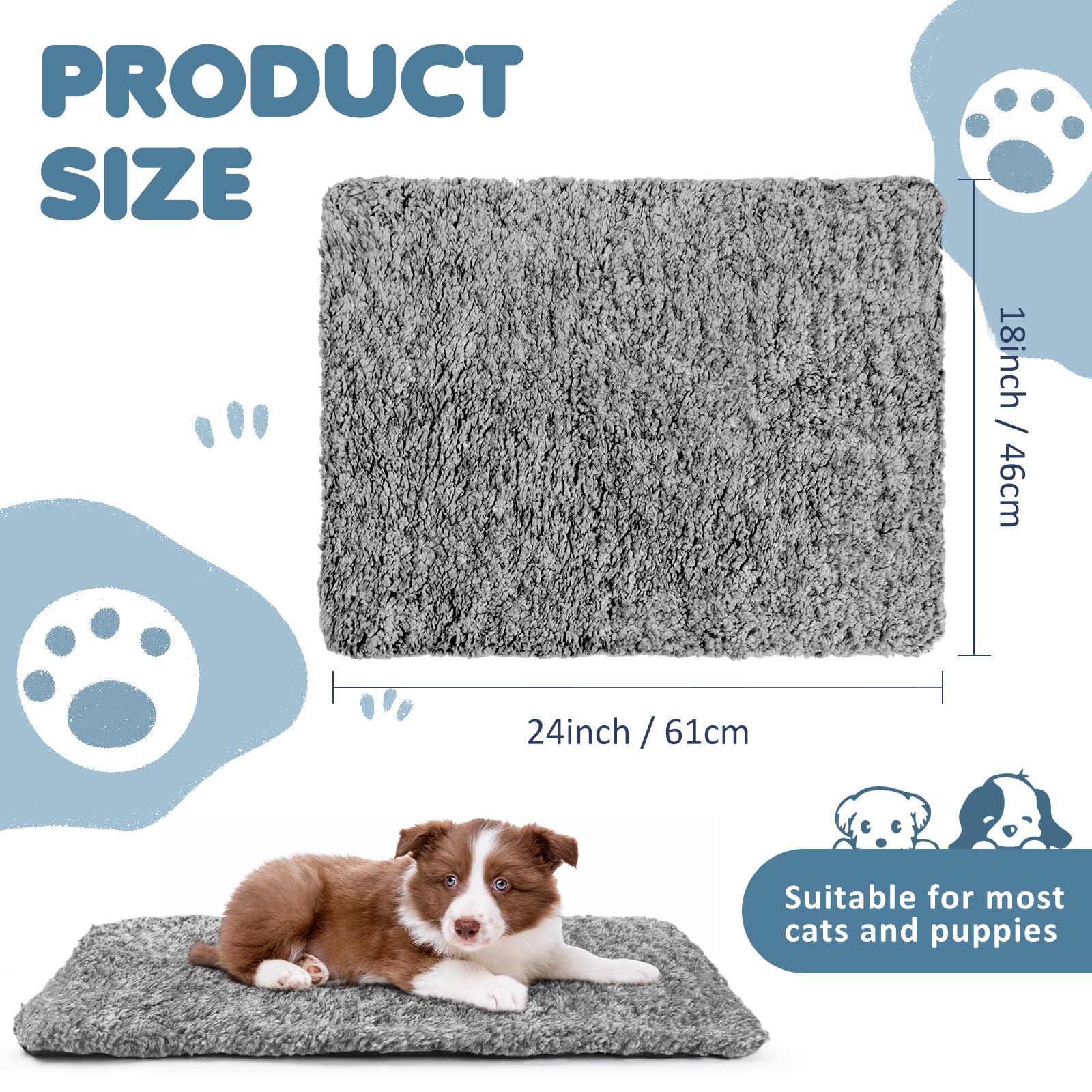 Drydiet self-warming cat pad grey side view showing compact design and warmth