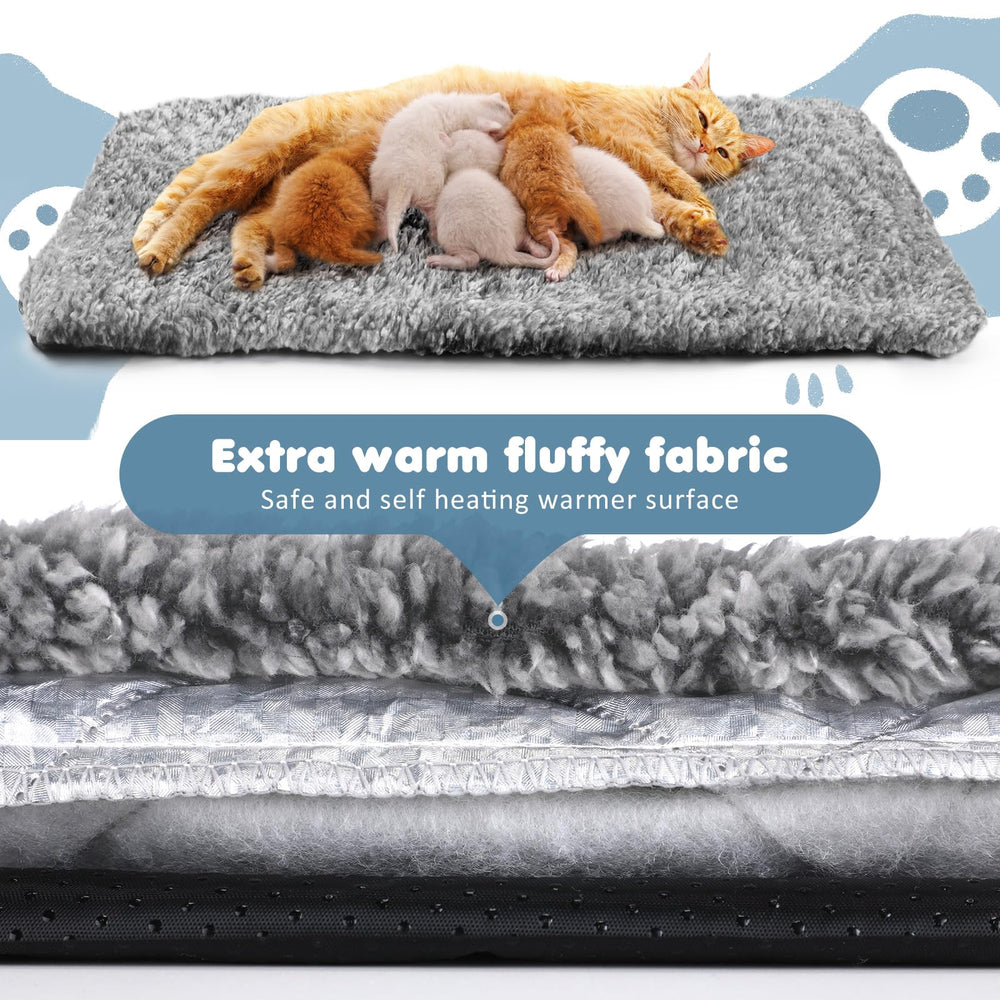 Drydiet pet bed grey anti-slip bottom keeps pads in place