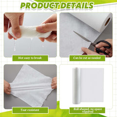 Drydiet water-absorption liner soaks spills and prevents messy surfaces.