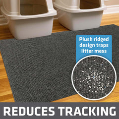 Drymate Jumbo XXL cat litter trapping mat ridges closeup highlighting litter containment