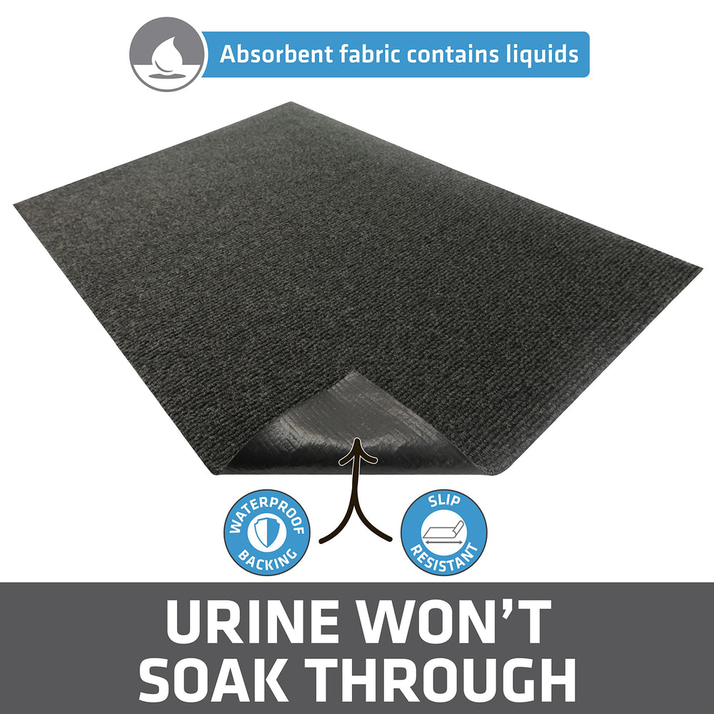 Drymate Jumbo XXL cat litter trapping mat waterproof backing visible preventing spills