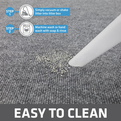 Drymate mat's slip-resistant backing keeps it in place while cleaning.