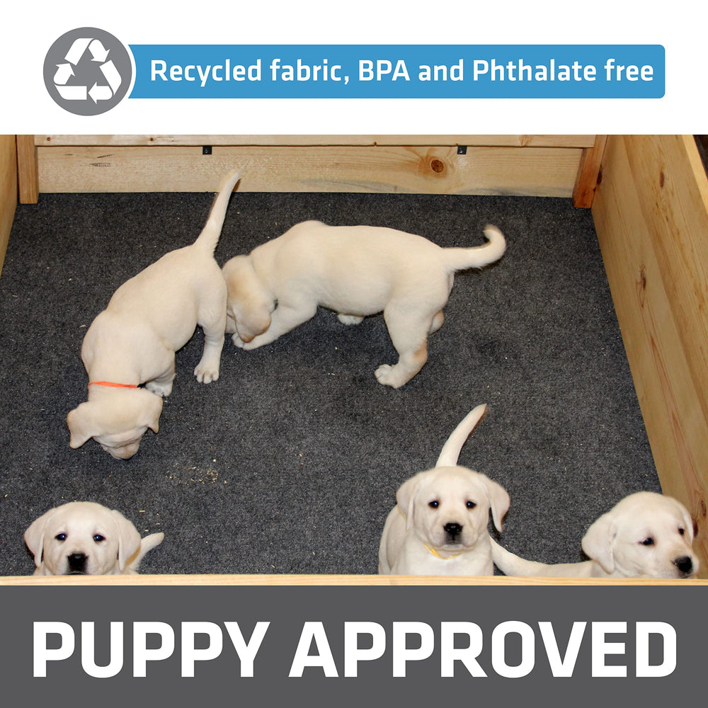 Drymate Whelping Box Liner Mat cut-to-fit universal-fit can be customized for whelping boxes.