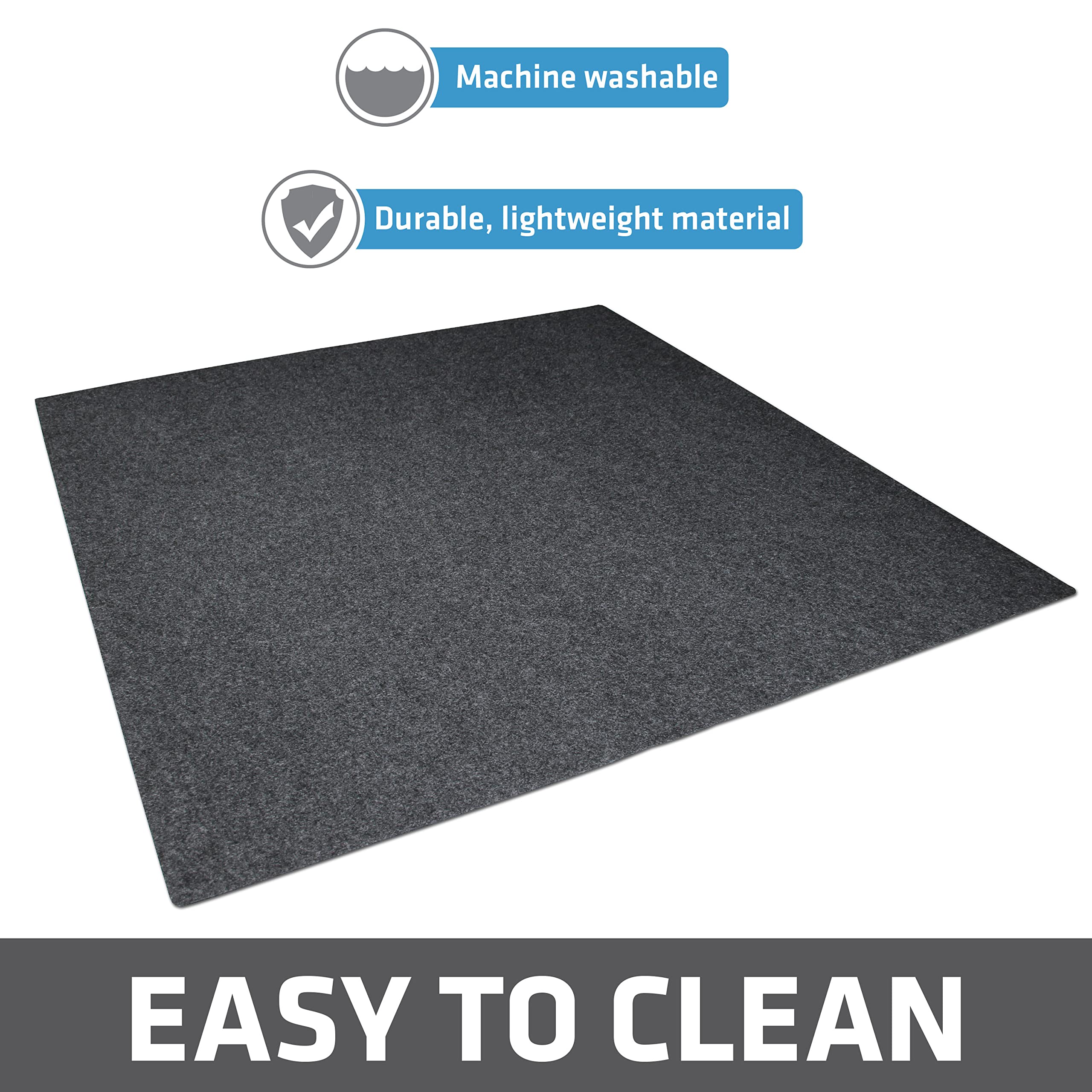 Drymate Whelping Box Liner Mat soft-felt-top provides gentle comfort for newborns and mothers.
