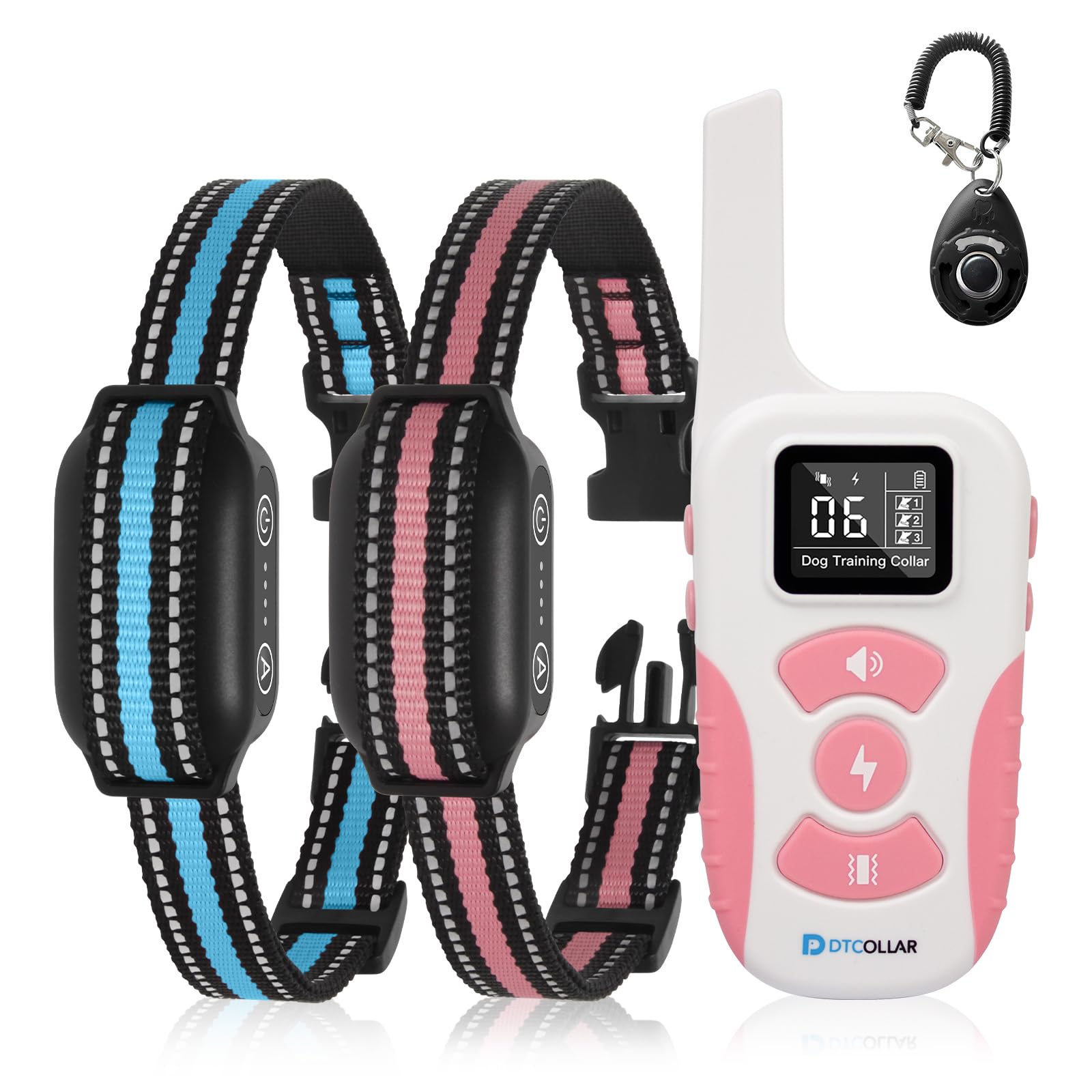 DTCollar 2-in-1 bark and shock collar with training focus