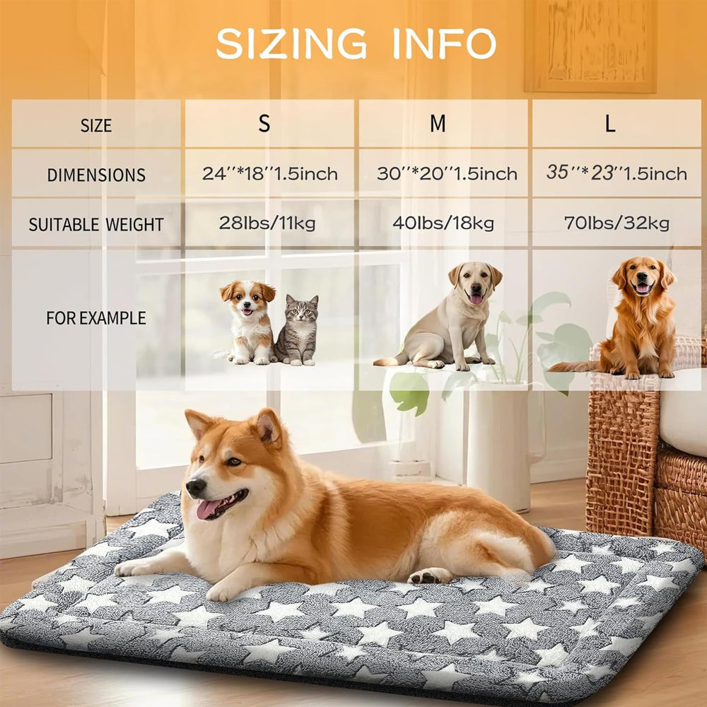 DTKIUSDKR dog bed mat fits most crates for versatile setup
