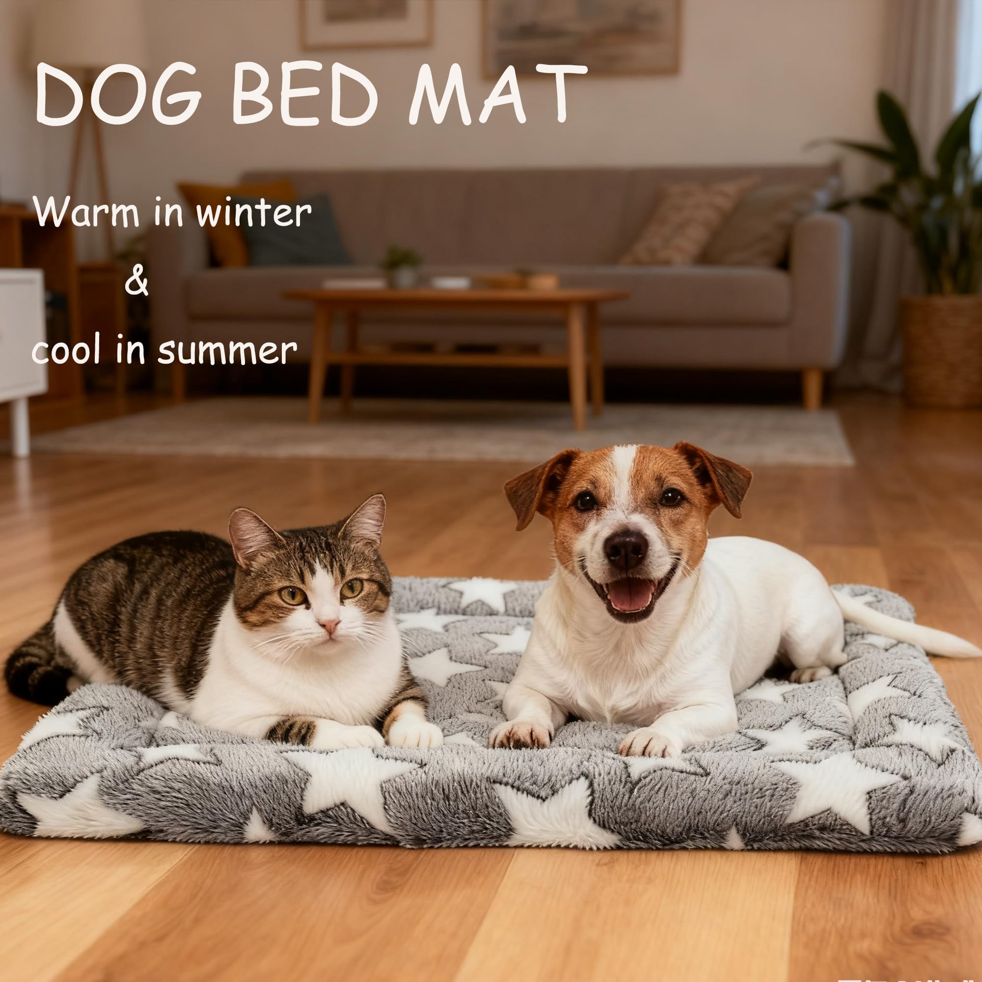 DTKIUSDKR dog bed mat can serve as a standalone cozy bed