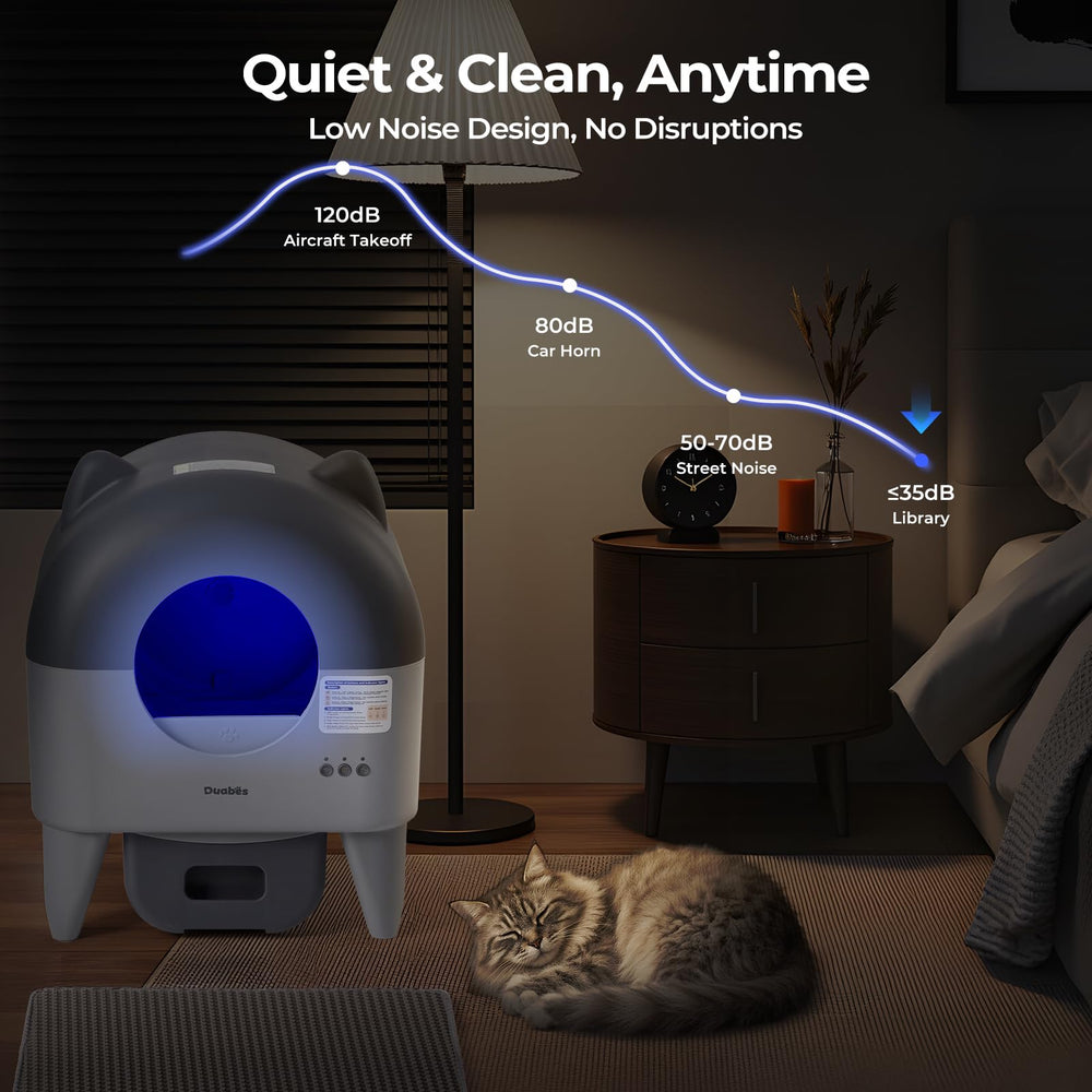 Duabes compatible with most litters except crystal for hassle-free use.