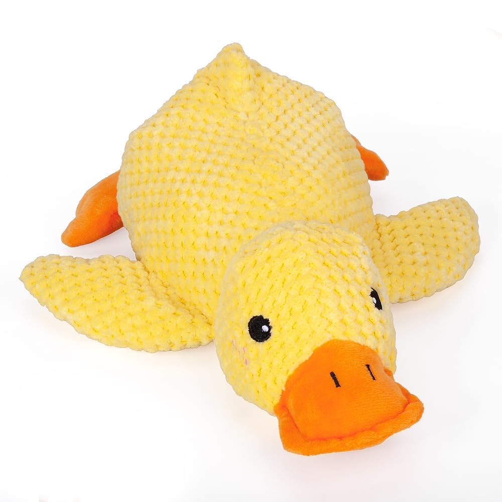 Duck Dog Toy measures 17.7 inches for large and medium dogs' comfort.