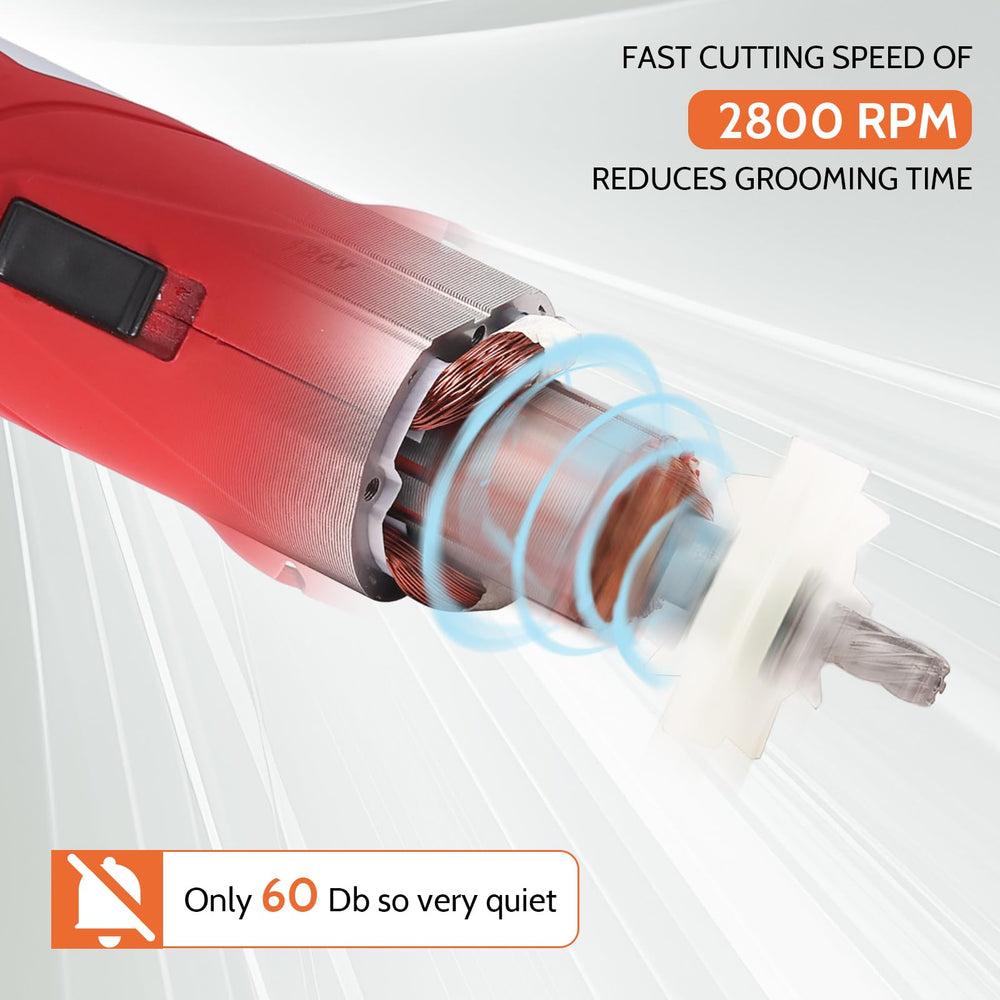 DUCKBOY cordless horse clipper battery pack with dual 4000 mAh cells for longer sessions.