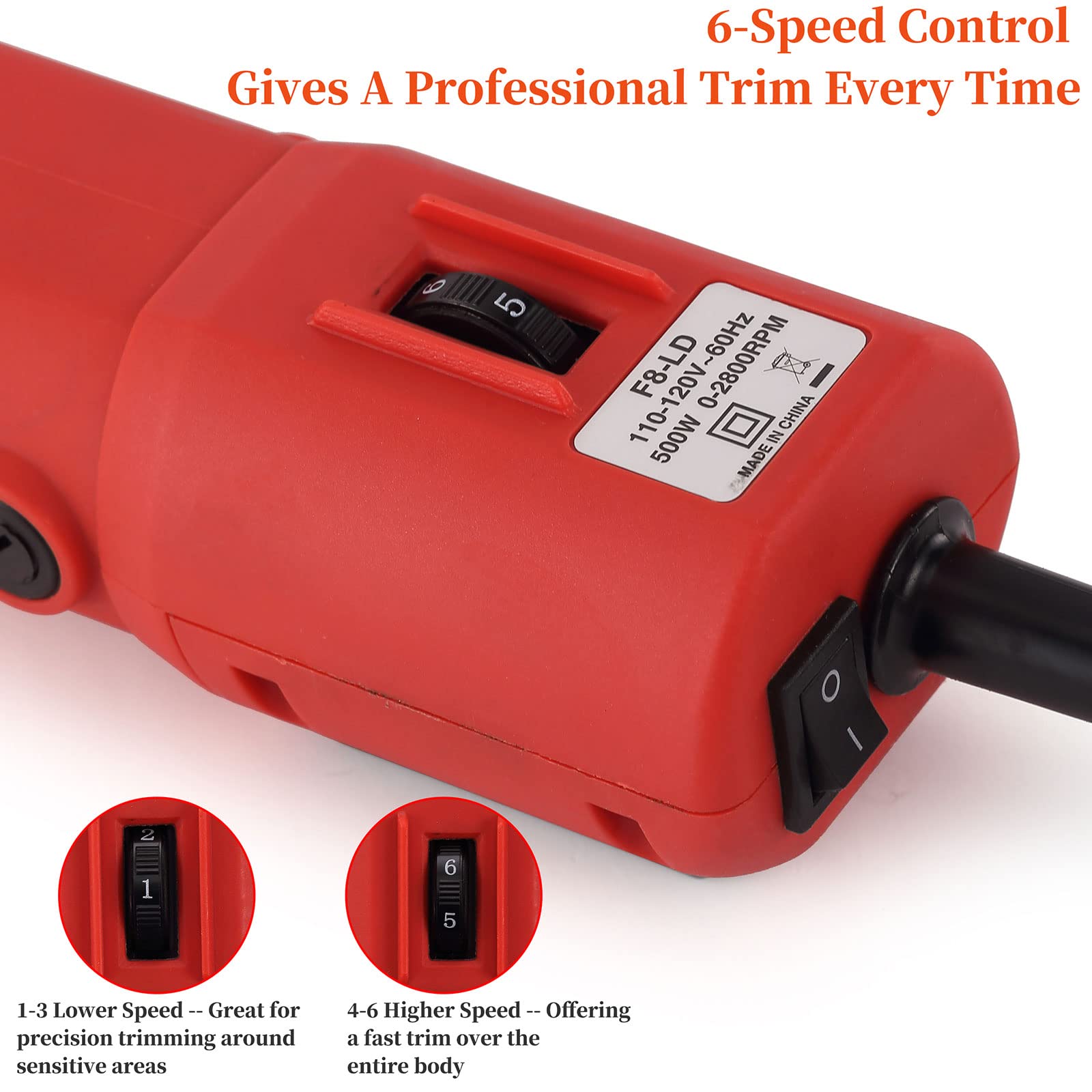 DUCKBOY heavy duty clippers 16-foot cord provides flexible reach around large animals