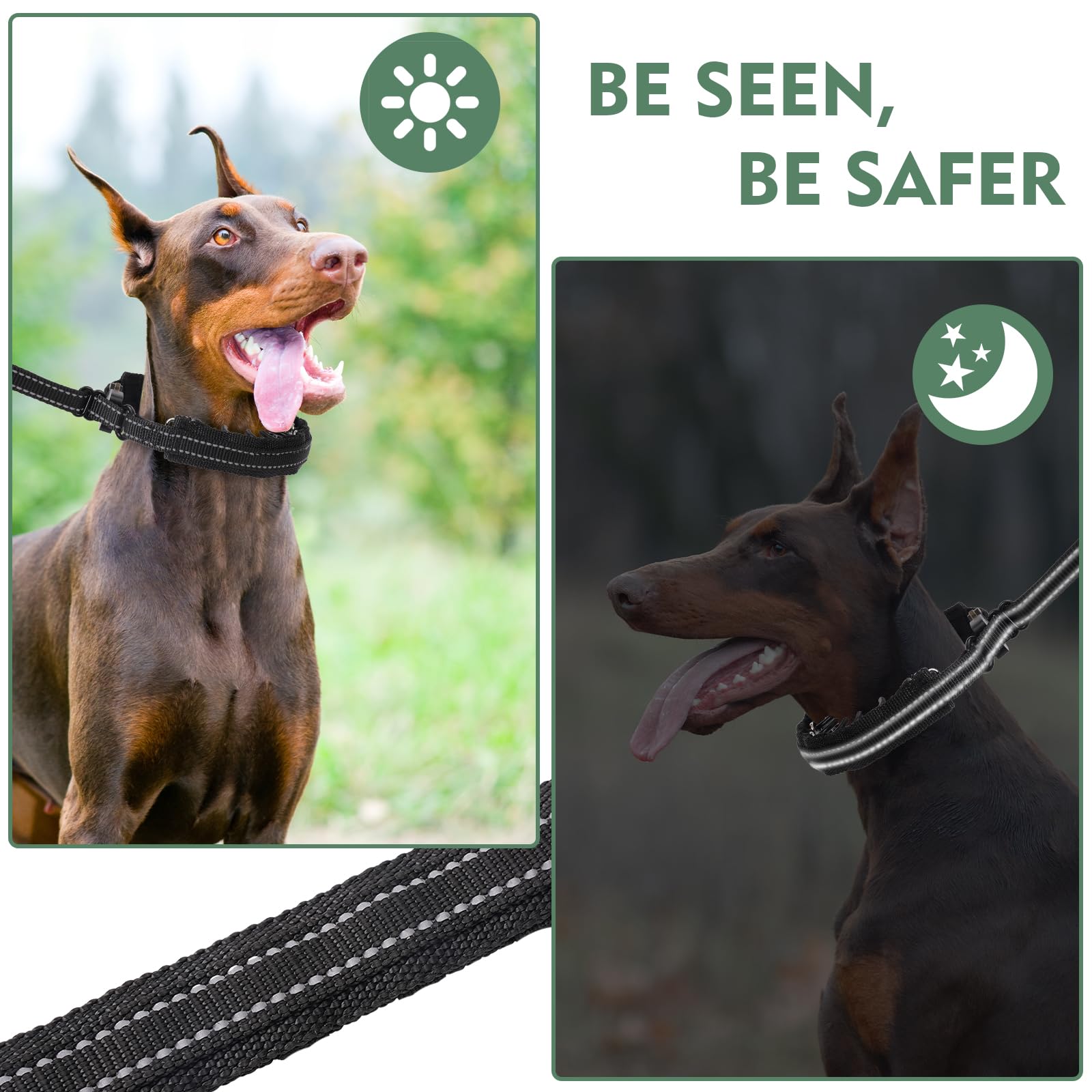Duckygoo martingale collar quick-release buckle enables safe removal in emergencies