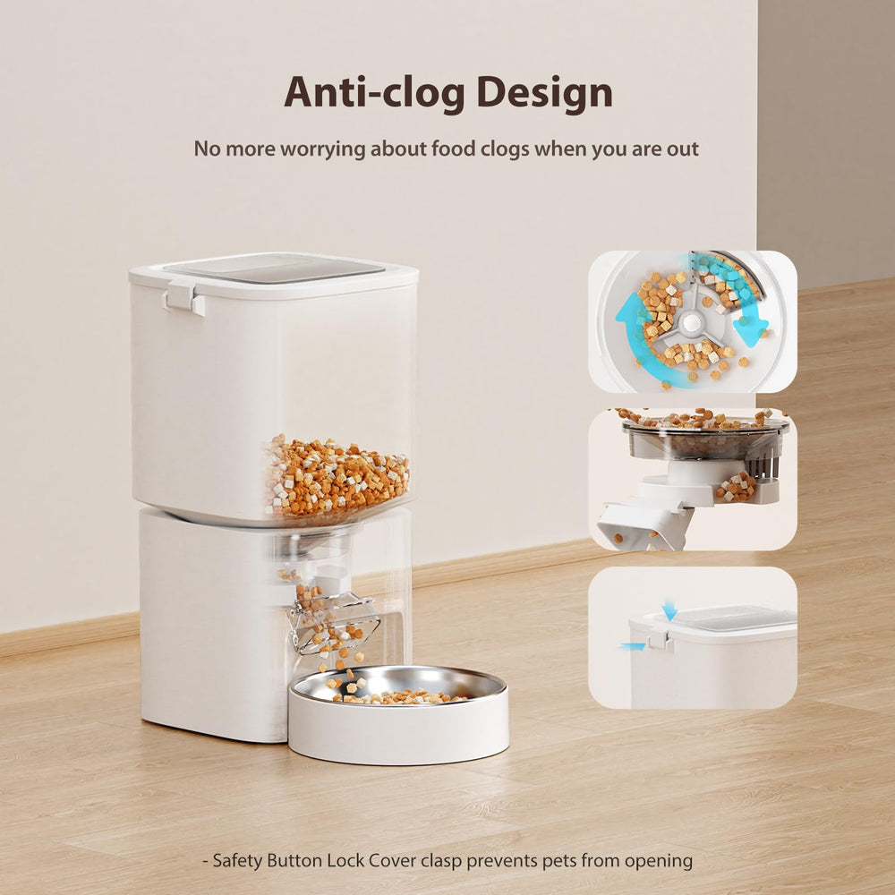 DUDUPET desiccant-assisted lid design secures freshness and reduces moisture.