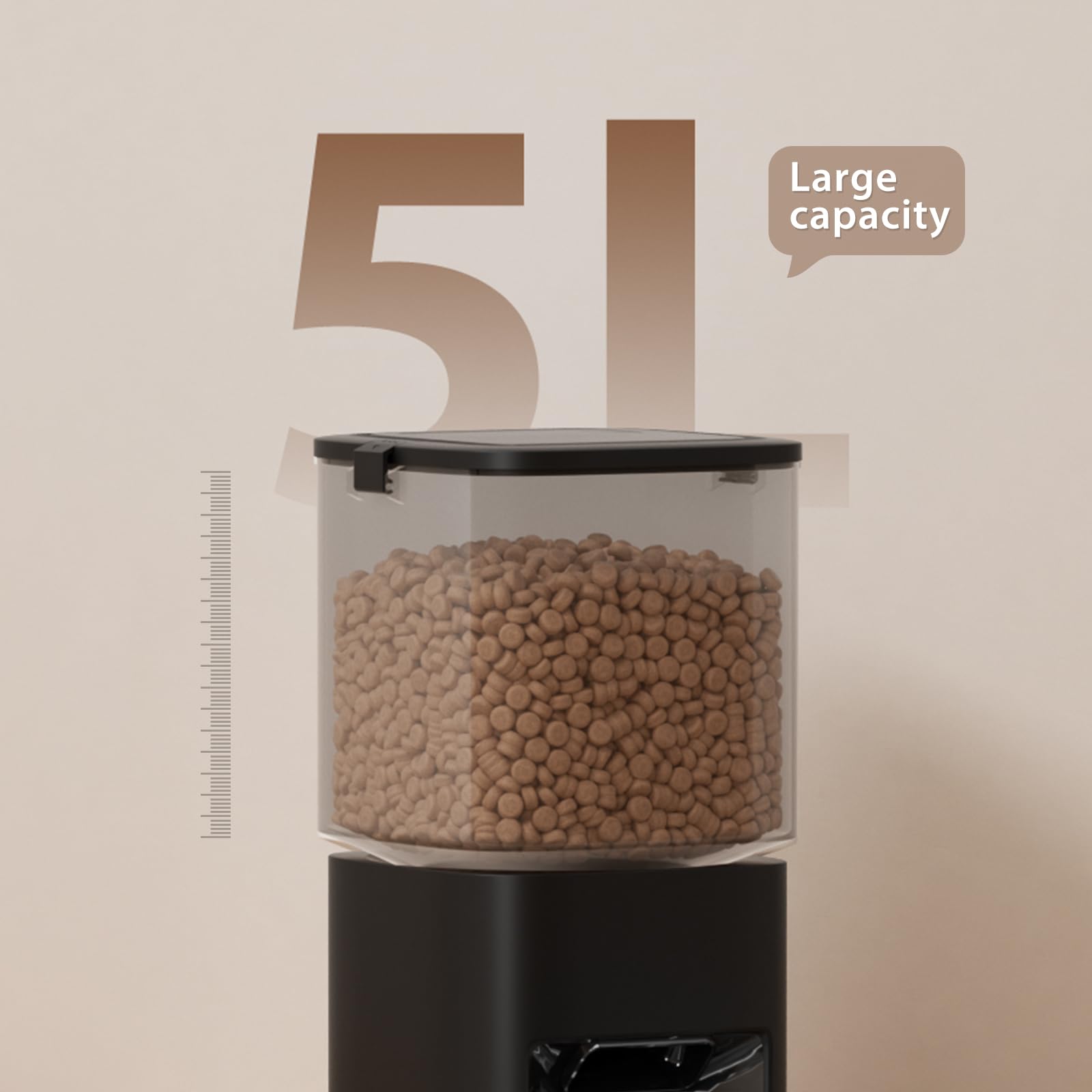 DUDUPET dual power supply wall plug battery ensures uninterrupted meals during outages