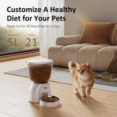 DUDUPET feeder food bowl demonstrates hygienic, removable parts for quick cleaning.