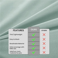 DUJUIKE machine-washable cover enables easy cleaning at 30C.