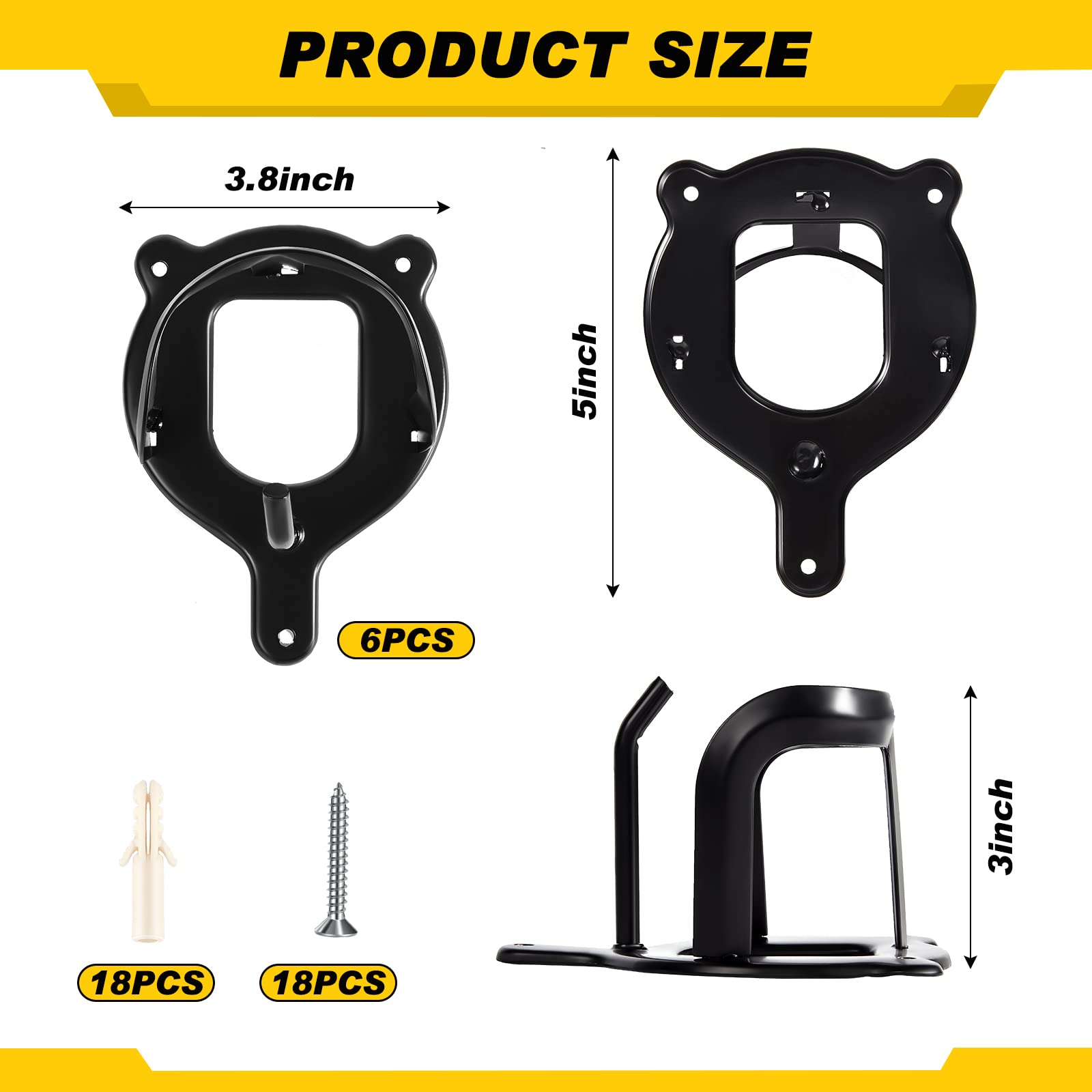 Dunzy bridle hanger close-up shows durable matte black finish for long-lasting use