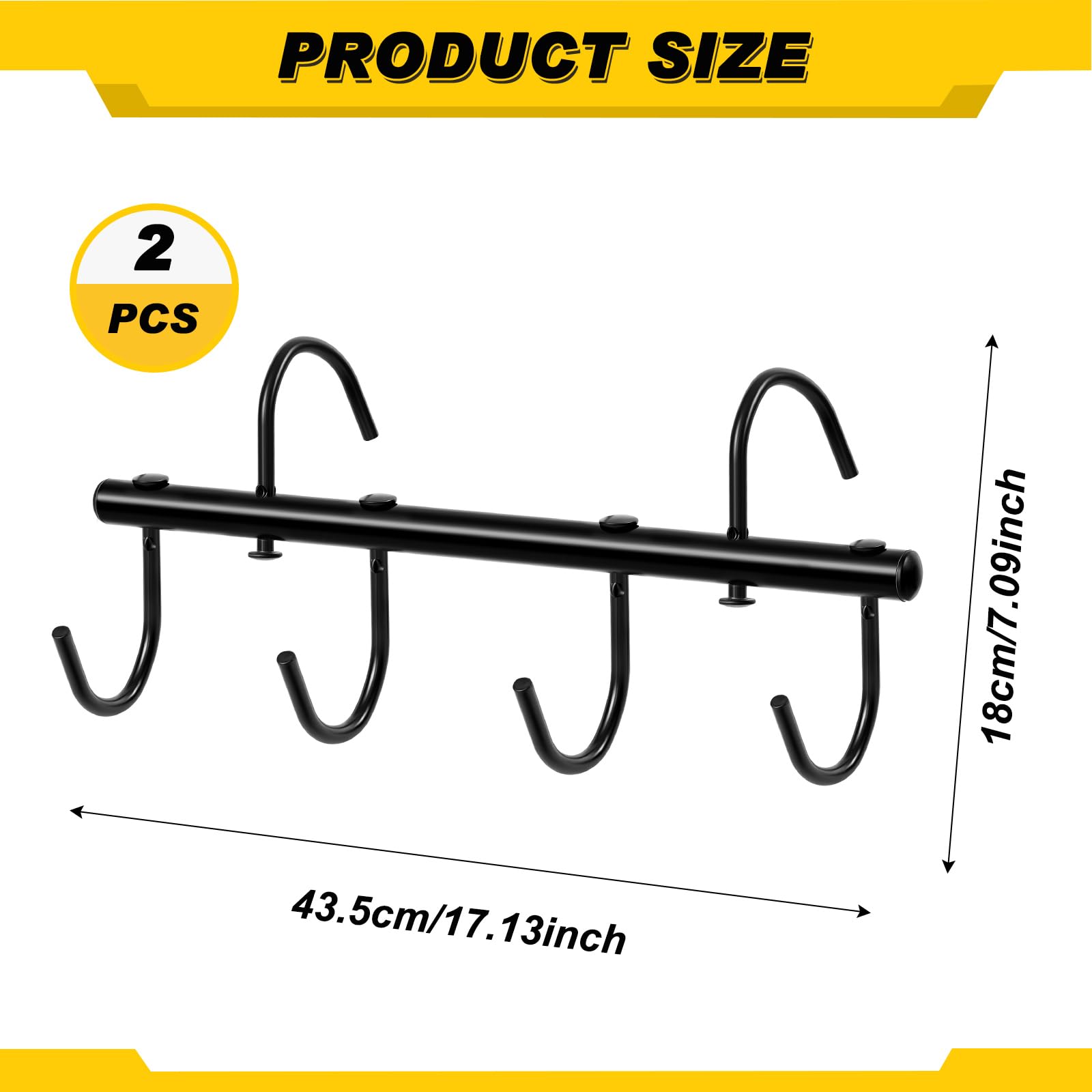 Dunzy horse bridle hangers keep bridles organized in the tack room.
