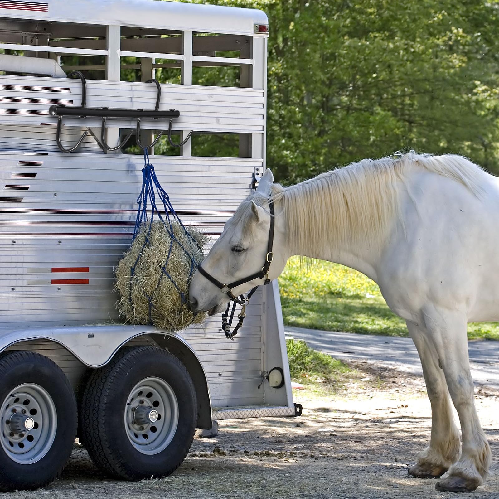 Dunzy tack holder is perfect for trailer or stall mounting.