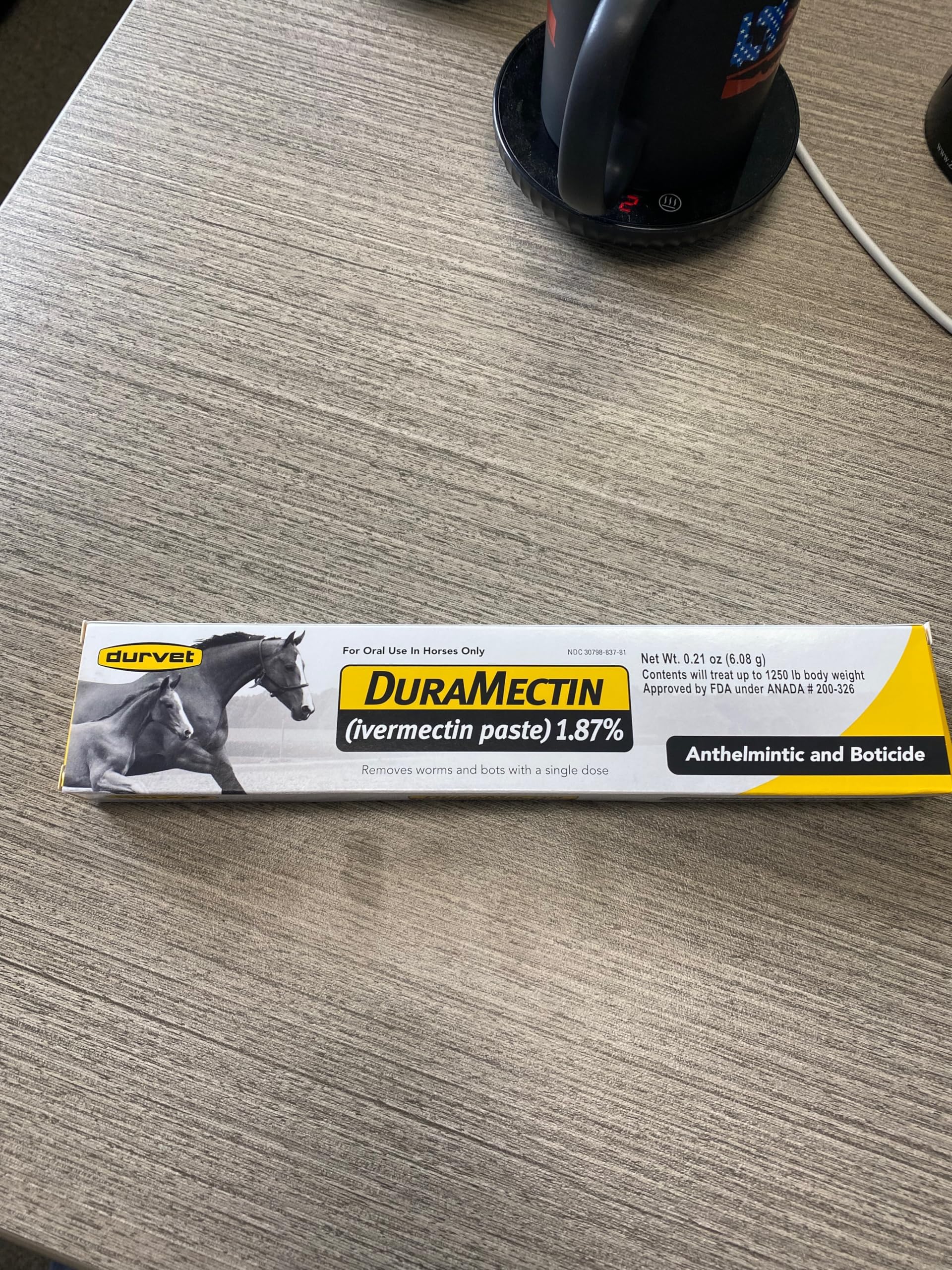 Duramectin Pasta: seguro en yeguas embarazadas