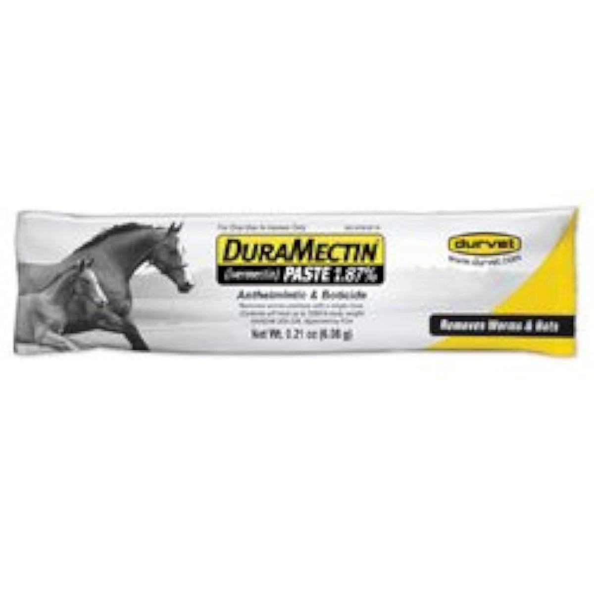 Duramectin Pasta: tubo de aplicación para dosis precisa en caballos