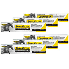 Duramectin paste bottle for simple oral deworming in horses.